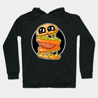 Cheesy Vicky Chicken Burger Cartoon Hoodie